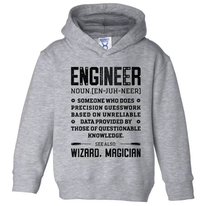 Engineer Definition Funny Noun Engineering Dictionary Term Toddler Hoodie