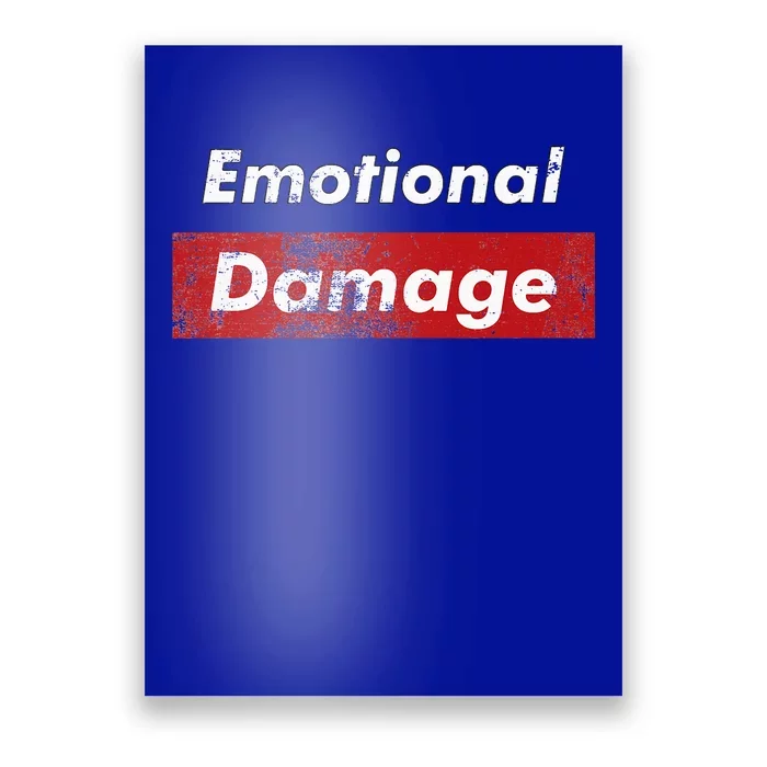 Emotional Damage Funny Viral Meme Box Poster