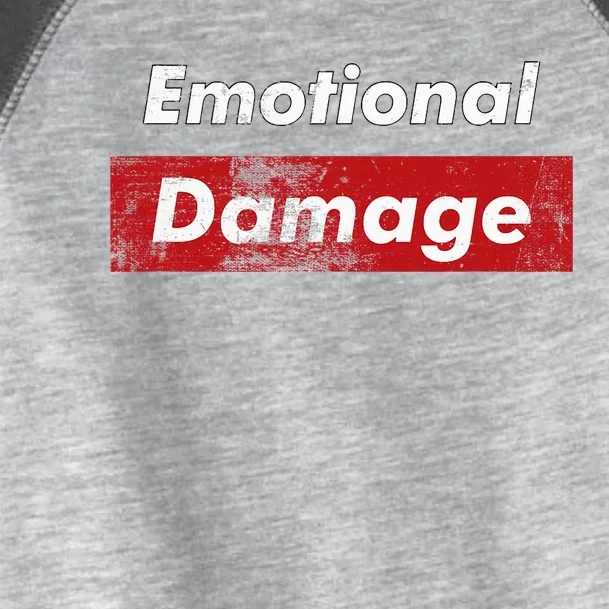 Emotional Damage Funny Viral Meme Box Toddler Fine Jersey T-Shirt