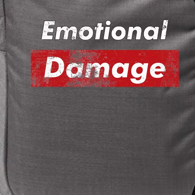 Emotional Damage Funny Viral Meme Box Impact Tech Backpack