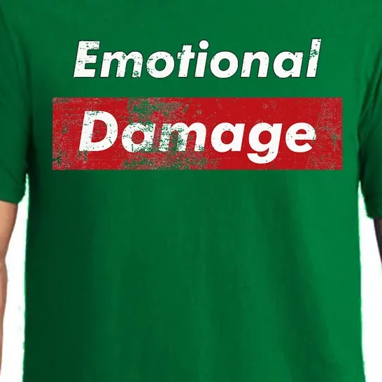 Emotional Damage Funny Viral Meme Box Pajama Set