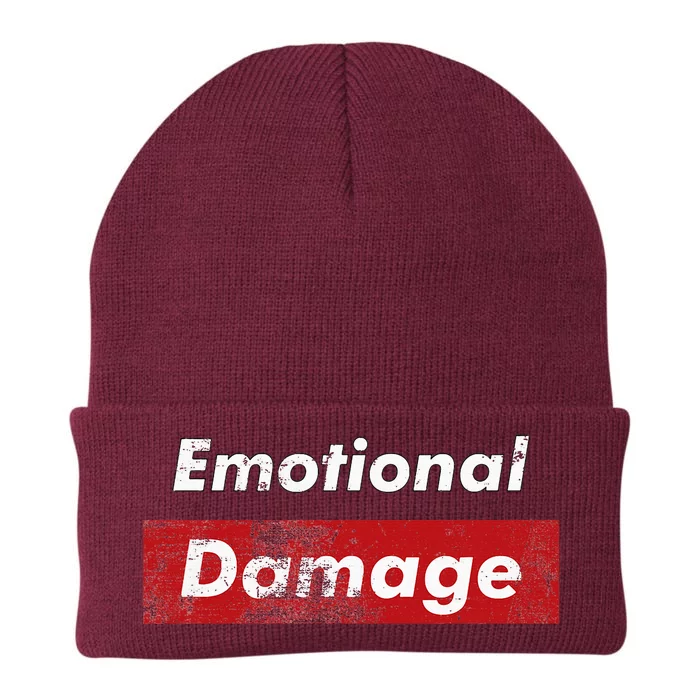 Emotional Damage Funny Viral Meme Box Knit Cap Winter Beanie