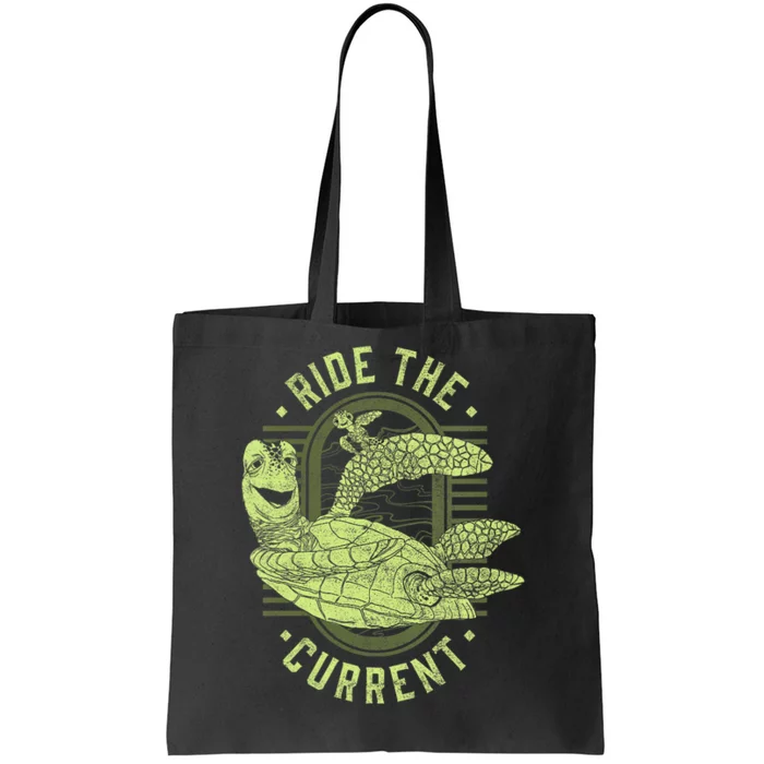 Earth Day Finding Nemo Turtle Ride The Current Tote Bag