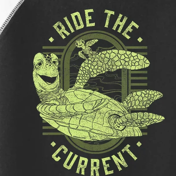 Earth Day Finding Nemo Turtle Ride The Current Toddler Fine Jersey T-Shirt