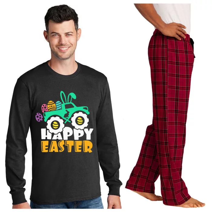 Easter Day for Monster Truck Lover  eggs easter Long Sleeve Pajama Set