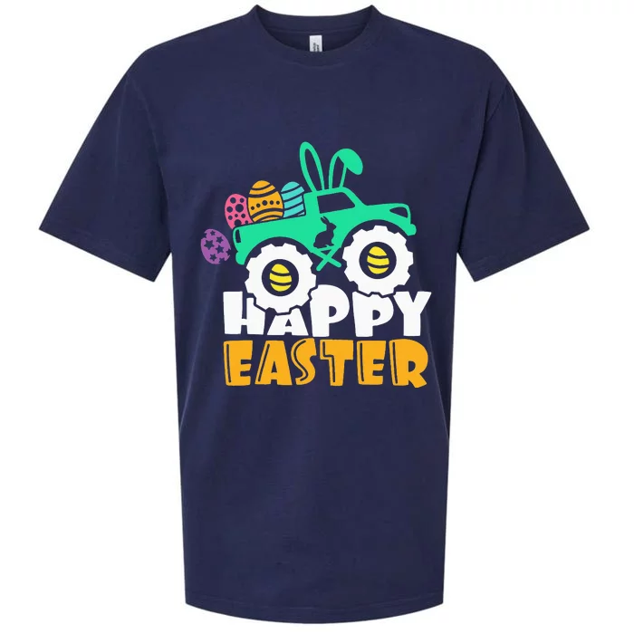 Easter Day for Monster Truck Lover  eggs easter Sueded Cloud Jersey T-Shirt