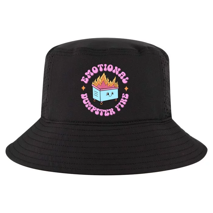 Emotional Dumpster Fire Dumpster Fire Funny Mental Health Cool Comfort Performance Bucket Hat