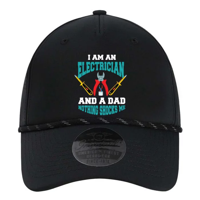 Electrician Dad Funny Electrician Father Gift Performance The Dyno Cap