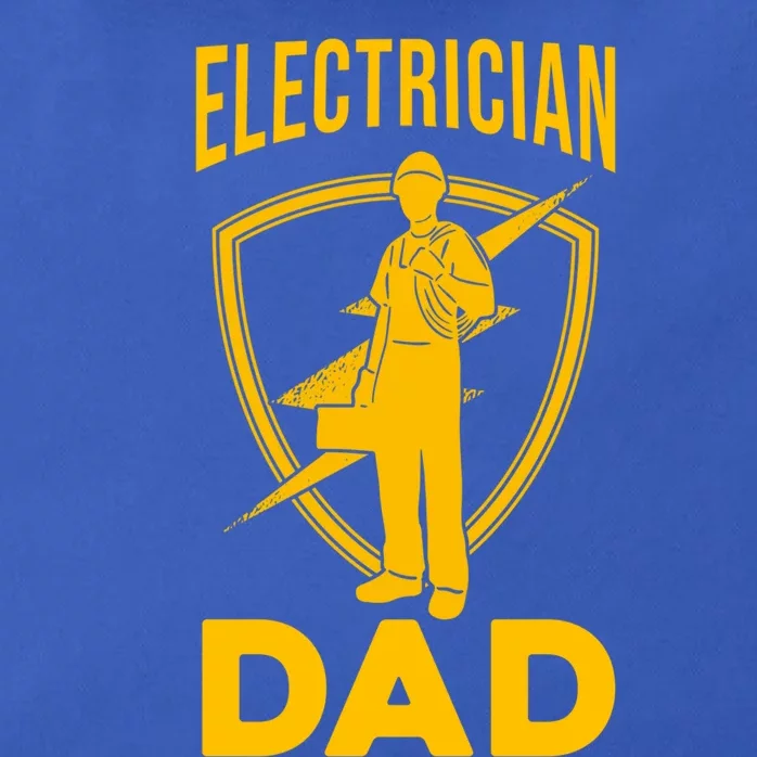 Electrician Dad Fathers Day Funny Electrical Engineering Cute Gift Zip Tote Bag