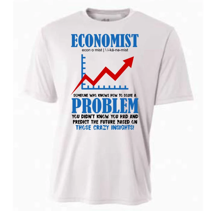 Economist Definition Funny Joke Cooling Performance Crew T-Shirt