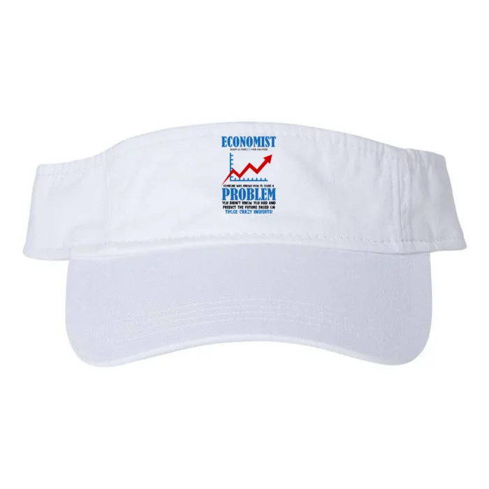 Economist Definition Funny Joke Valucap Bio-Washed Visor