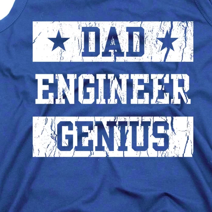 Engineer Dad Funny Fathers Day Engineering Papa Gift Tank Top