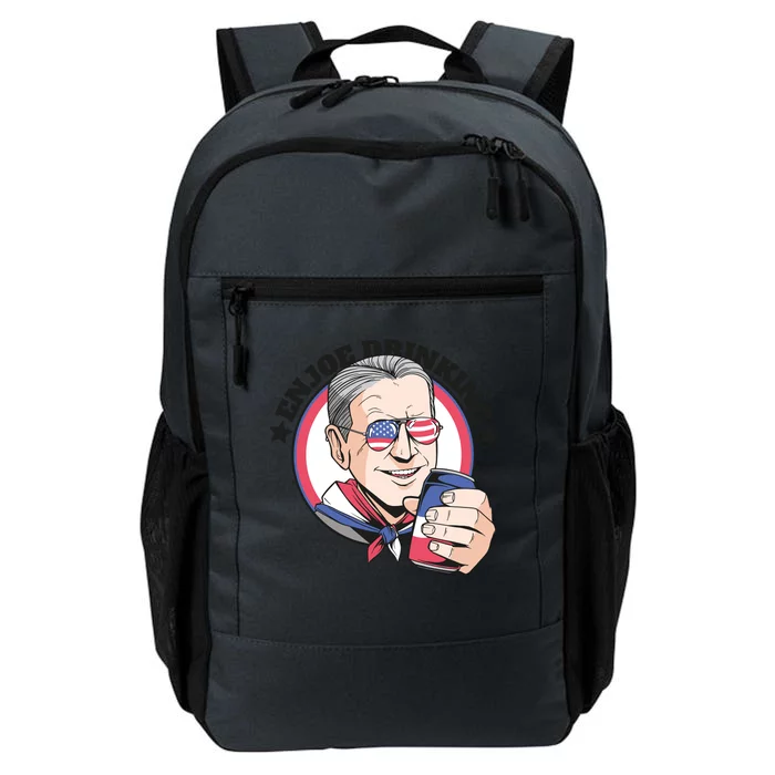 Enjoy Drinking Funny Joe Biden United States Daily Commute Backpack