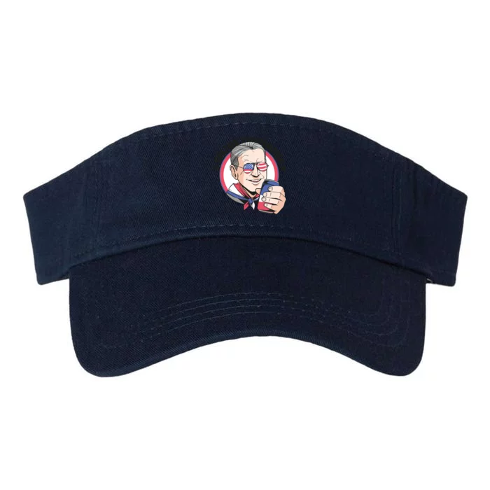 Enjoy Drinking Funny Joe Biden United States Valucap Bio-Washed Visor