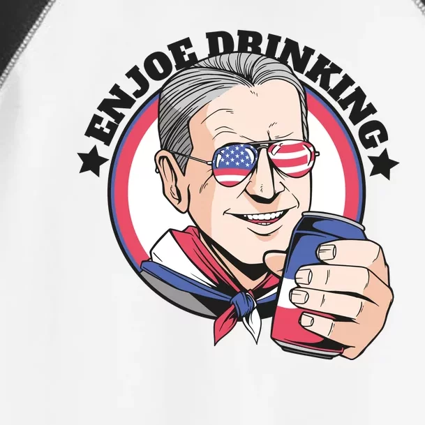 Enjoy Drinking Funny Joe Biden United States Toddler Fine Jersey T-Shirt