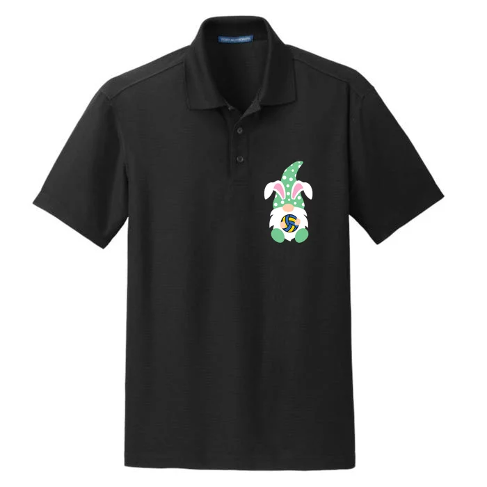 Easter Day Gnome Hug Volleyball Easter Bunny Spring Gnome Dry Zone Grid Performance Polo