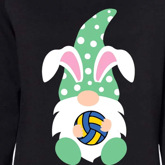 Easter Day Gnome Hug Volleyball Easter Bunny Spring Gnome Womens California Wash Sweatshirt