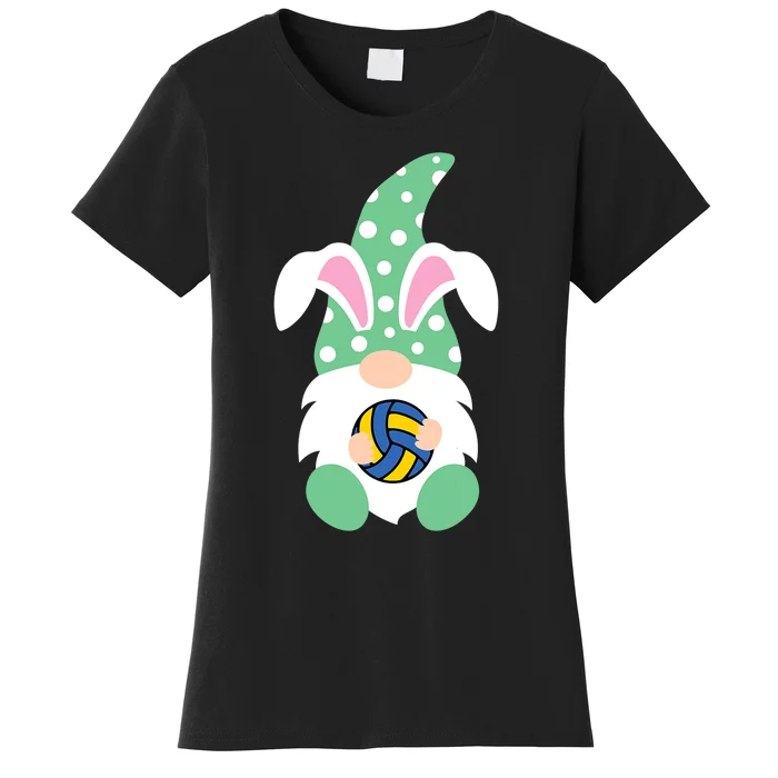 Easter Day Gnome Hug Volleyball Easter Bunny Spring Gnome Women's T-Shirt