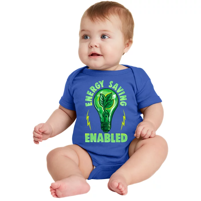 Earth Day Global Warming Recycle Upcycling Energy Saving Gift Baby Bodysuit