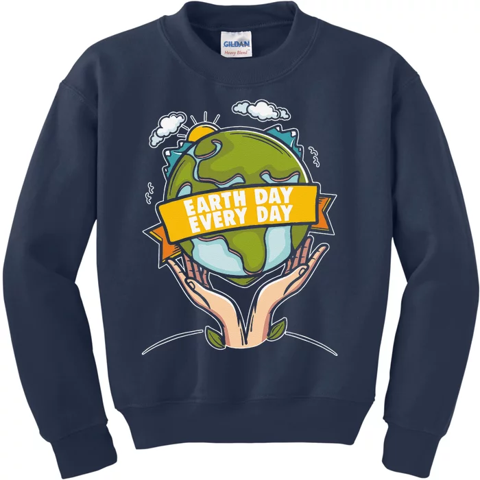 Earth Day Global Warming Climate Change Awareness Kids Sweatshirt