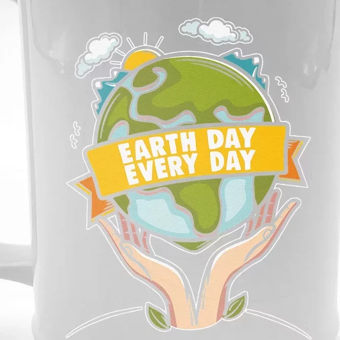 Earth Day Global Warming Climate Change Awareness Front & Back Beer Stein