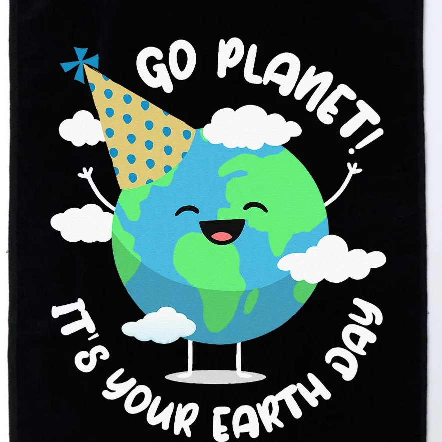 Earth Day Go Planet Its Your Earth Day Platinum Collection Golf Towel