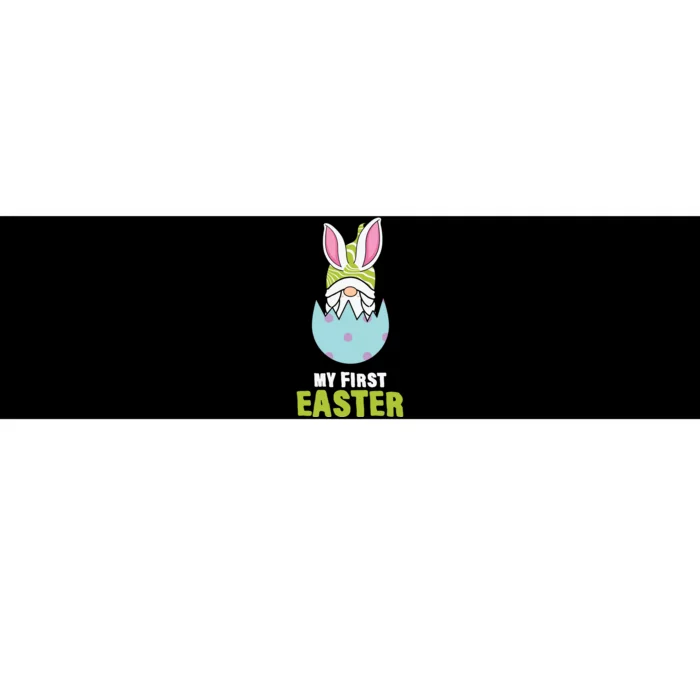 Easter Day Gift My First Easter Bunny Gnome Egg Bumper Sticker