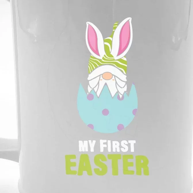 Easter Day Gift My First Easter Bunny Gnome Egg Front & Back Beer Stein