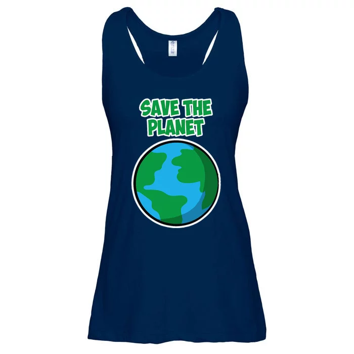 Earth Day Gift For Women And Save The Planet Ladies Essential Flowy Tank