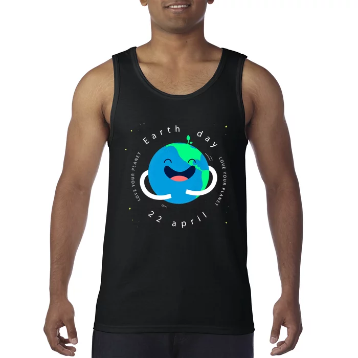 Earth Day Green Climate Change Planet Environmentalist Tank Top