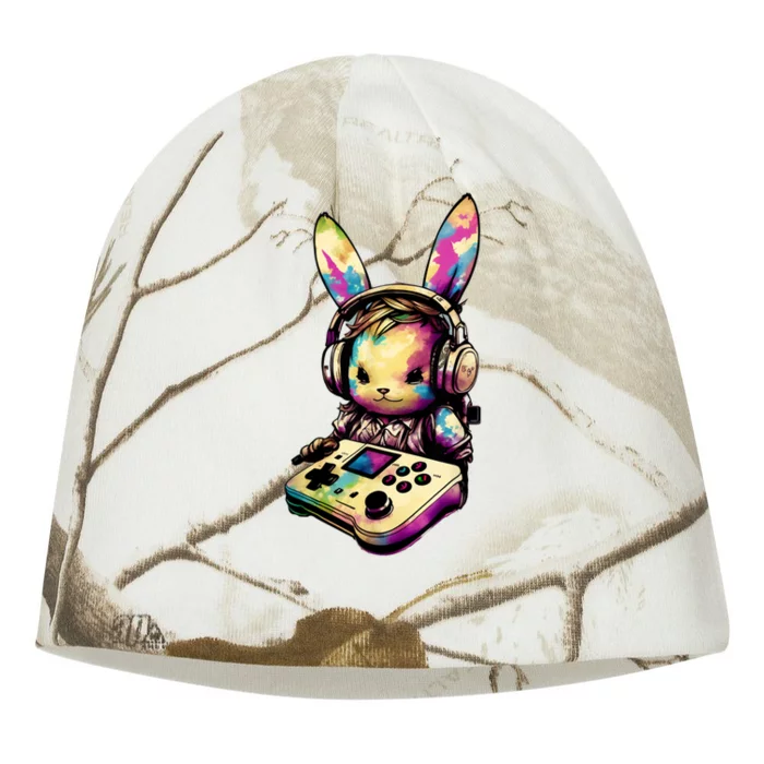 Easter Day Gamer Video Game Controller Bunny Kati - Camo Knit Beanie