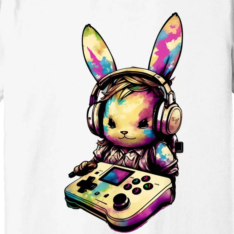 Easter Day Gamer Video Game Controller Bunny Premium T-Shirt