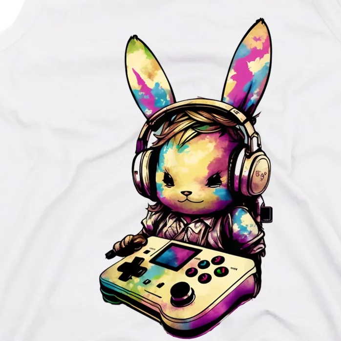 Easter Day Gamer Video Game Controller Bunny Tank Top