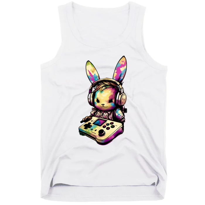 Easter Day Gamer Video Game Controller Bunny Tank Top