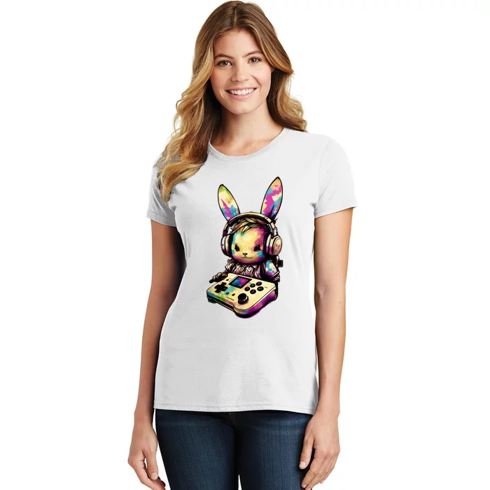 Easter Day Gamer Video Game Controller Bunny Women's T-Shirt