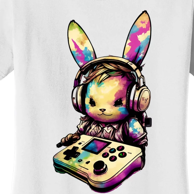 Easter Day Gamer Video Game Controller Bunny Women's T-Shirt