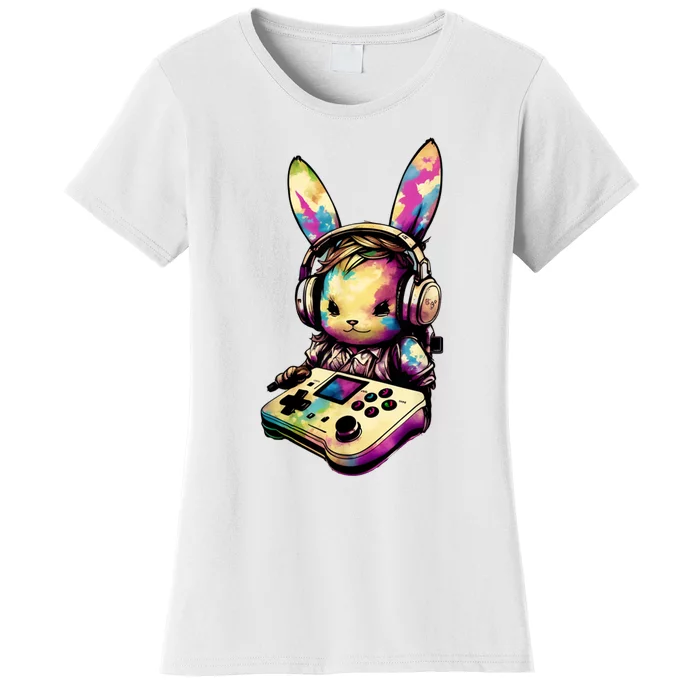 Easter Day Gamer Video Game Controller Bunny Women's T-Shirt