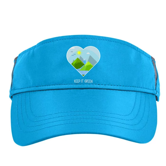 Earth Day Gift Keep It Green Save Planet Funny Gift Adult Drive Performance Visor