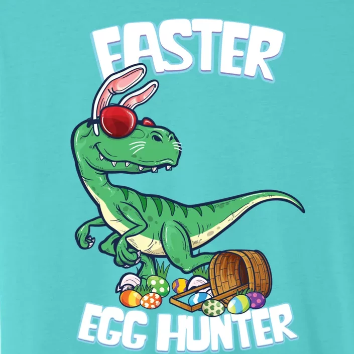 Easter Dinosaur Great Gift Egg Hunter Bunny Ears Velociraptor Cool Gift ChromaSoft Performance T-Shirt