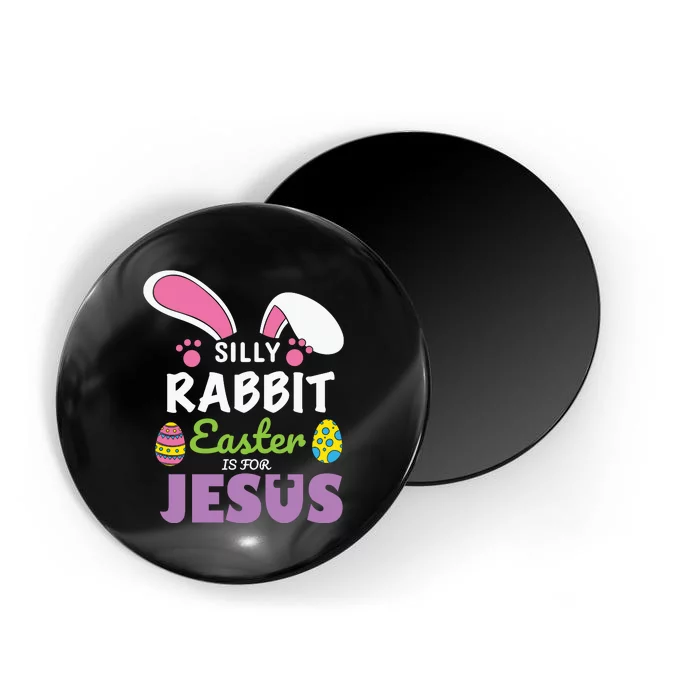 Easter Day Gift Rabbit Easter Is For Jesus Christians Funny Egg Magnet