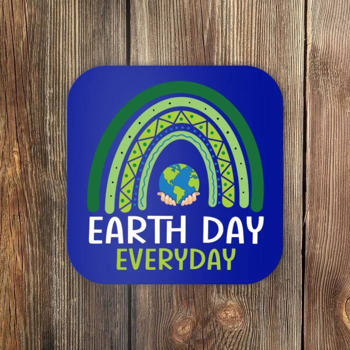 Earth Day Gift Teacher Earth Day Everyday Rainbow Earth Day Gift Coaster