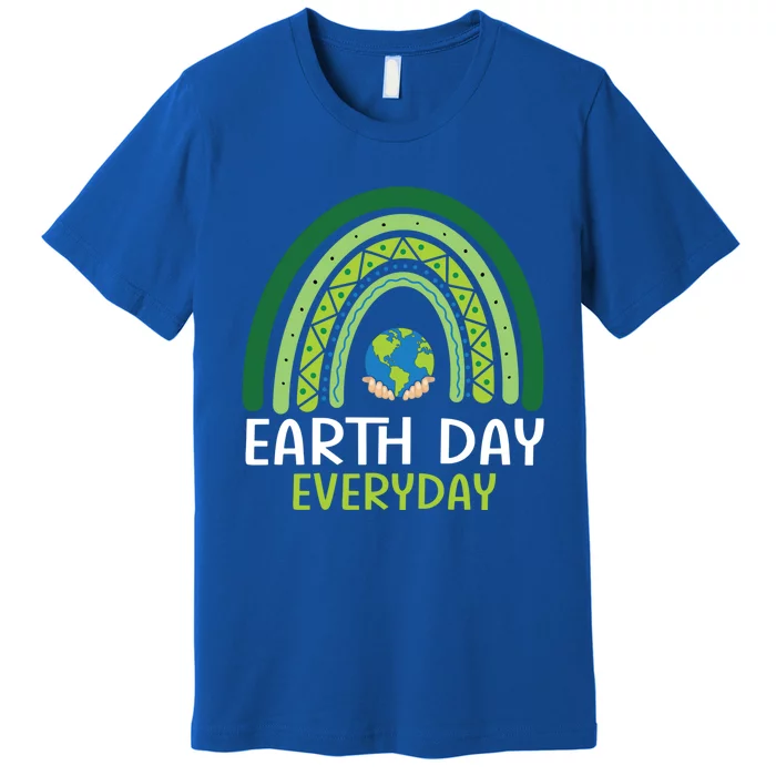 Earth Day Gift Teacher Earth Day Everyday Rainbow Earth Day Gift Premium T-Shirt