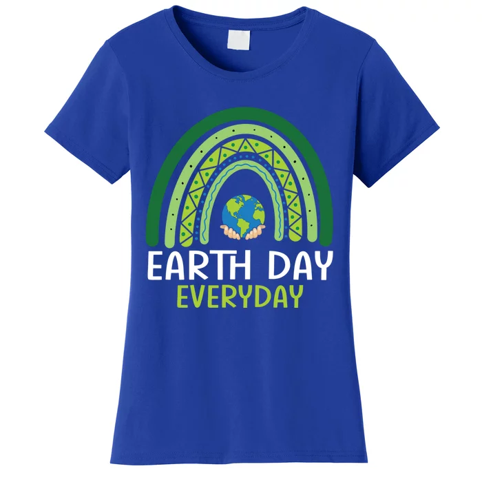 Earth Day Gift Teacher Earth Day Everyday Rainbow Earth Day Gift Women's T-Shirt