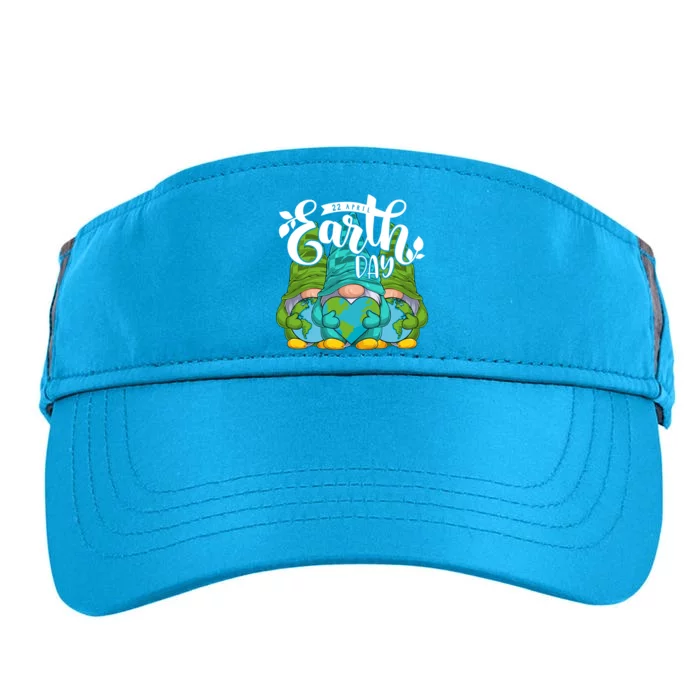 Earth Day Gnomies Teacher Earth Day Funny Gift Planet Cool Gift Adult Drive Performance Visor