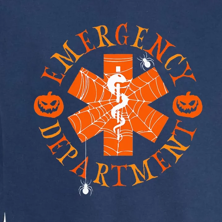 Emergency Department Halloween Emergency Room Nursing Nurse Garment-Dyed Sweatshirt