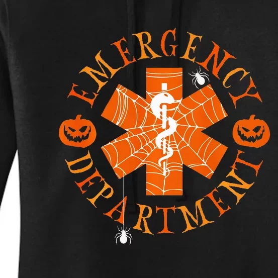 Emergency Department Halloween Emergency Room Nursing Nurse Women's Pullover Hoodie