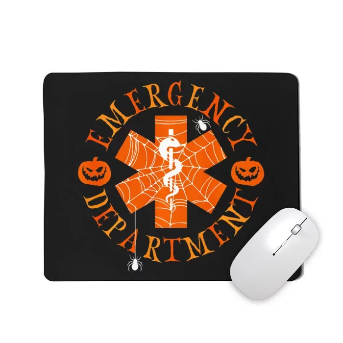 Emergency Department Halloween Emergency Room Nursing Nurse Mousepad