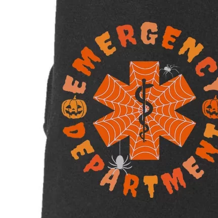 Emergency Department Halloween Emergency Room Nursing Nurse Doggie 3-End Fleece Hoodie