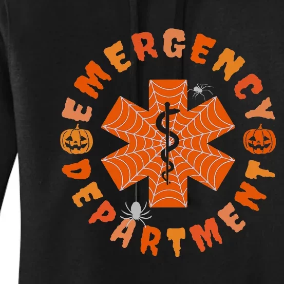 Emergency Department Halloween Emergency Room Nursing Nurse Women's Pullover Hoodie