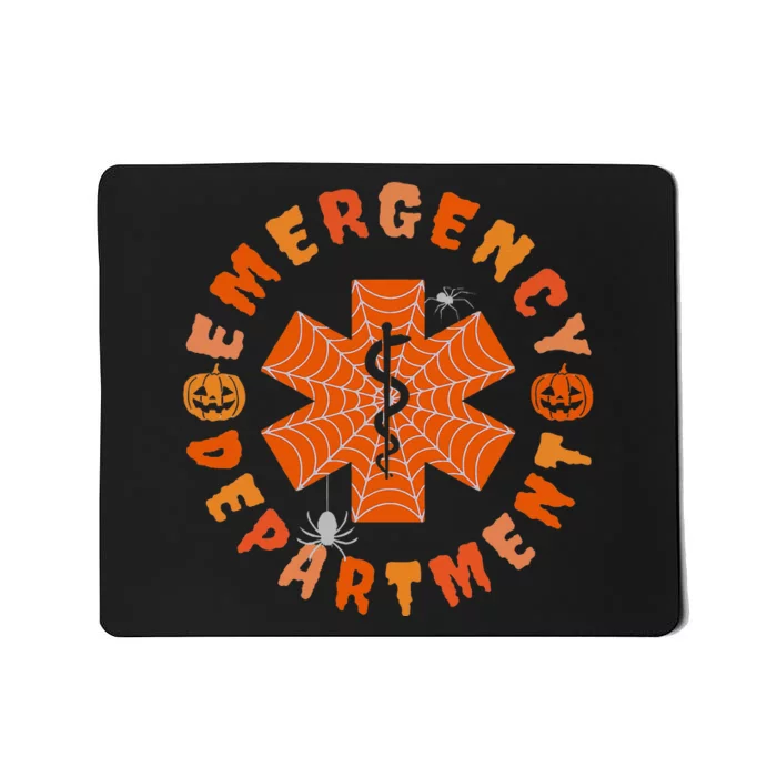 Emergency Department Halloween Emergency Room Nursing Nurse Mousepad